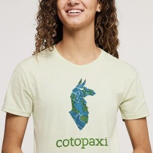 NWT Cotopaxi Organic Altitude Llama T-Shirt-Lemonade